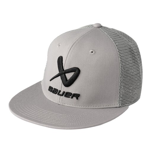 BAUER Core Flatbrim Cap Senior grey