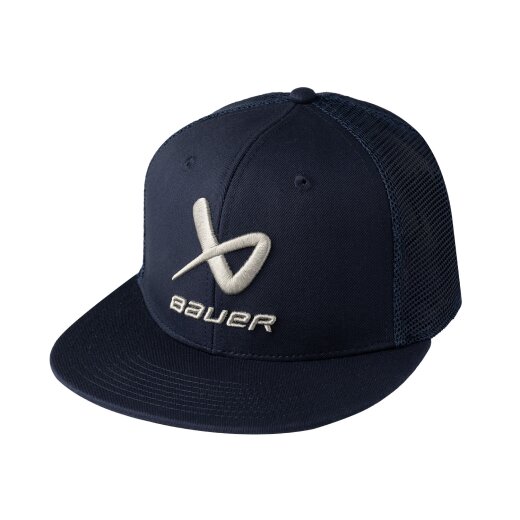 BAUER Core Flatbrim Cap Senior marine
