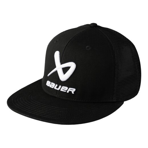 BAUER Core Flatbrim Cap Youth schwarz