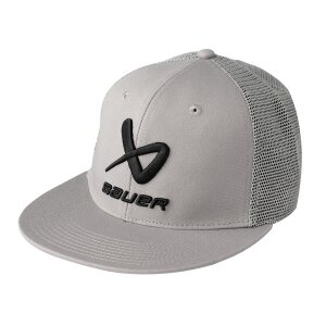 BAUER Core Flatbrim Cap Youth grey