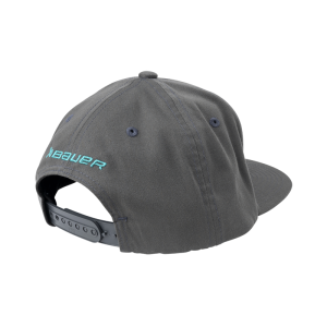 BAUER S26 FUSE Drip Flat Brim Cap - grau - Senior