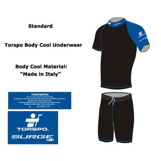 IceGear Body Cool Unterwäsche Senior (kurze Hose + kurzes Oberteil) (CUSTOM möglich) XL Compression (enger Schnitt)