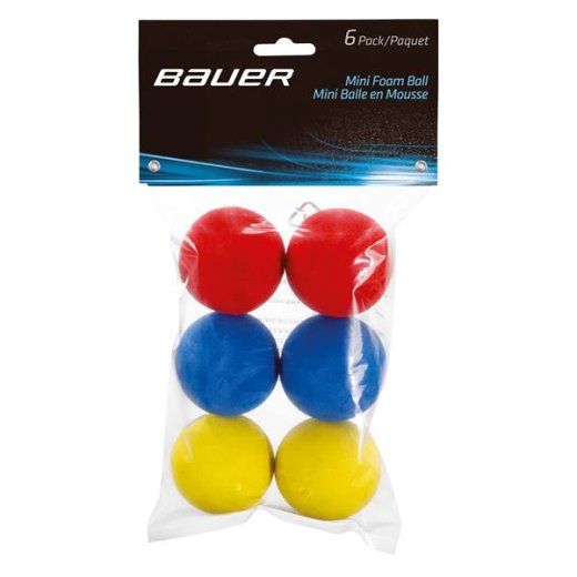 Bauer Mini Schaum Ball - 6er Pack