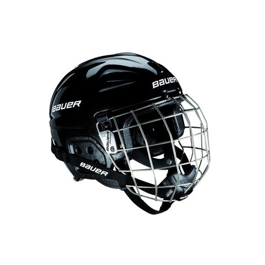 Bauer LIL Sport Helm with Facemask Youth black