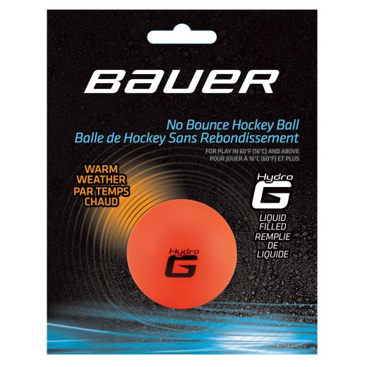 Bauer Hydrog Ball - Liquid filled orange - Warm Weather