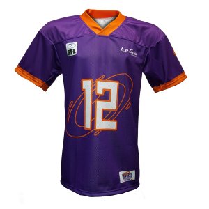 Frankfurt UNIVERSE Authentic Fan Jersey 2019 with number 12 XXL Home (purple) - with Number 12