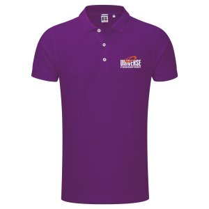 Frankfurt UNIVERSE Russell Fitted Stretch Polo Shirt 2019 black XXL
