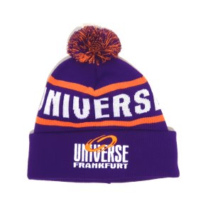 Frankfurt UNIVERSE knitted hat 2019 orange/purple