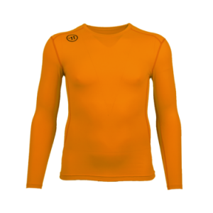 WARRIOR Compression Longsleeve Shirt Junior blau M