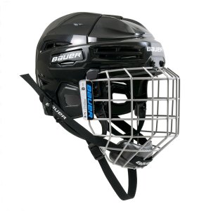 BAUER IMS 5.0 Helm mit Gitter Senior schwarz L