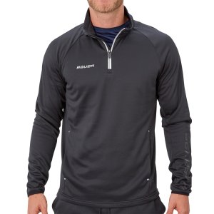 BAUER Vapor Fleece 1/4 Zip Top Junior schwarz