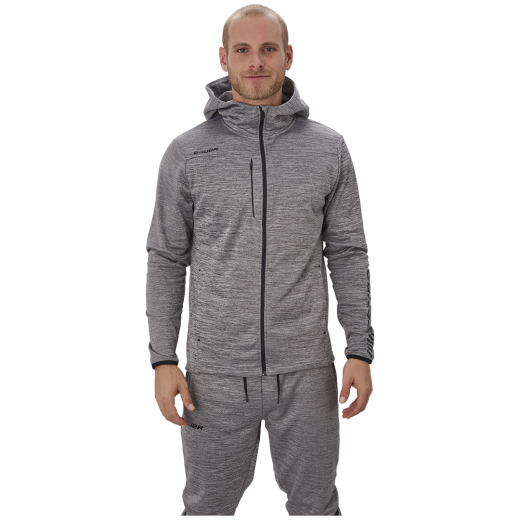 Bauer Vapor Fleece Zip Hoody Junior grey