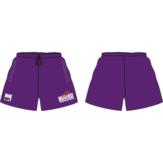 Frankfurt UNIVERSE Short sublimated with pockets purple 2019 M