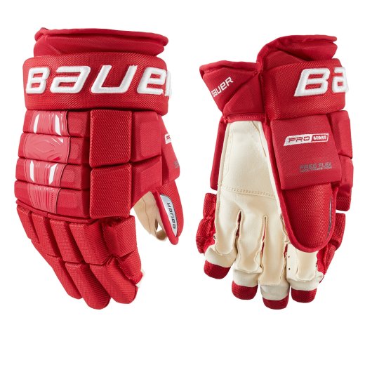Bauer Pro Series Gloves Senior red 15"