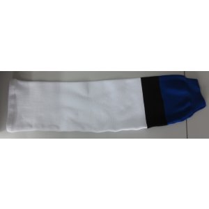 Hockey-Socks one color white/blue/black/orange senior