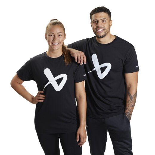 BAUER SS Tee Crew W/Graphic black Senior
