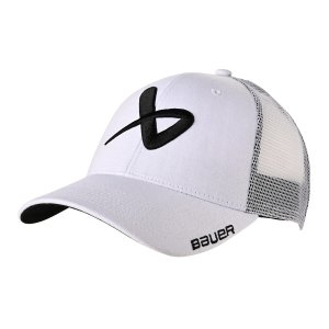 BAUER New Era 9Forty Core verstellbare Mesh Cap Senior - wei&szlig;