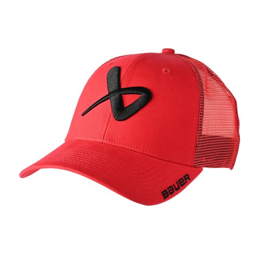 Bauer New Era 9Forty Core adjustable Mesh Cap Youth - red