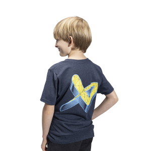 BAUER T-Shirt Exploded Icon Rundkragen blau Junior