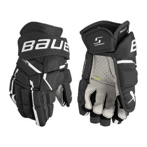 Bauer Supreme Ultrasonic Gloves Senior black/white 14&quot;