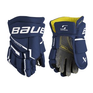 Bauer Supreme Mach Gloves Junior navy 8&quot;