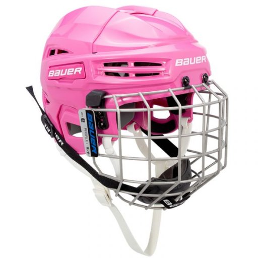 BAUER IMS 5.0 Helm mit Gitter Senior pink S