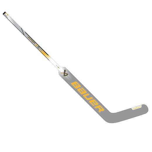 BAUER VaporX5 PRO Torwart-Schläger P31 Senior MTO Silber-Gold