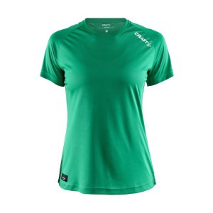 Craft Community Funktion Kurzarm T-Shirt Women Team Green L