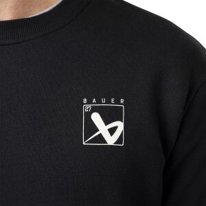 BAUER Quilted Crew - schwarz - Senior