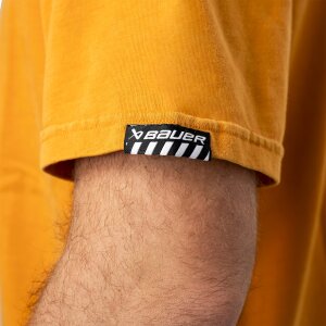 BAUER Acidwash Tee Retro - orange - Senior