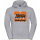 39 Gang Hockey Kapuzen Sweater Hoodie Kinder oxford grau 152 Druck Standard