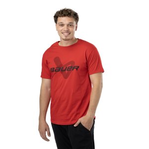 BAUER Core Lockup T-Shirt - rot - Senior
