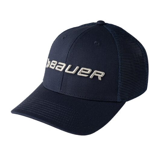 BAUER Core Adj. Cap - marine - Junior
