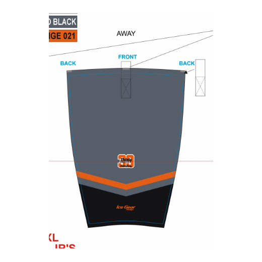 39 Gang Hockey Player Socks AWAY Version