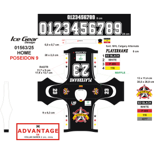 LHD Hockey Spieler Trikot HOME
