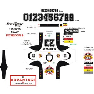 LHD Hockey Goalie Trikot AWAY