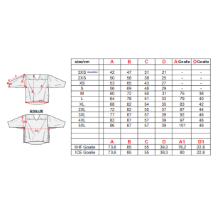 LHD Hockey Goalie Jersey AWAY