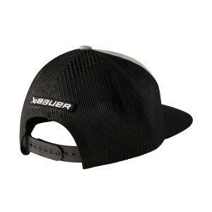 BAUER FlatBrim 2 Tone Snapback Cap - Schwarz - Senior