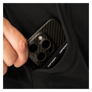 BAUER Fleece Zip Hoodie Team Senior schwarz