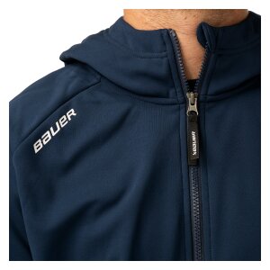 BAUER Fleece Zip Hoodie Team Senior navy