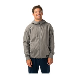 BAUER Fleece Zip Hoodie Team Senior grey