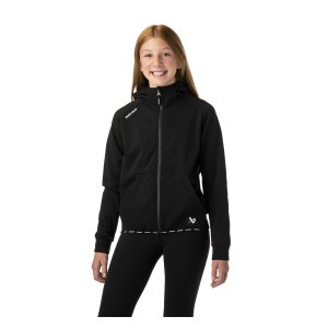 BAUER Fleece Zip Hoodie Team Junior schwarz