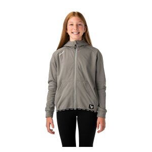 BAUER Fleece Zip Hoodie Team Junior grau
