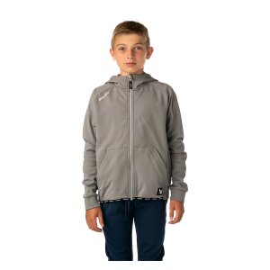 BAUER Fleece Zip Hoodie Team Junior grau