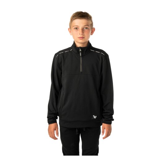 BAUER 1/2 Zip Fleece Team Junior schwarz