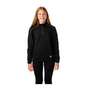 BAUER 1/2 Zip Fleece Team Junior schwarz