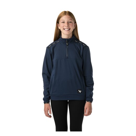 BAUER 1/2 Zip Fleece Team Junior navy