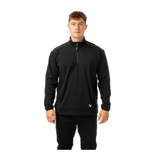 BAUER 1/2 Zip Fleece Team Senior schwarz