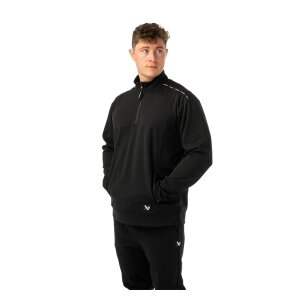 BAUER 1/2 Zip Fleece Team Senior schwarz